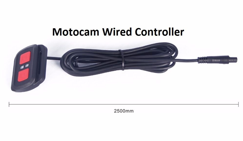 V-Sys Motocam M2F & D2P wired controller with 2m cable